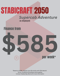 STABICRAFT 2050 SUPERCAB ADVENTURE - Finance from $585p/week