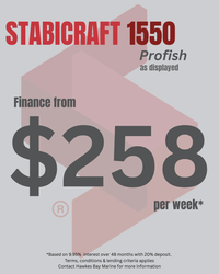 STABICRAFT 1550 FISHER - Finance from $258 per week!